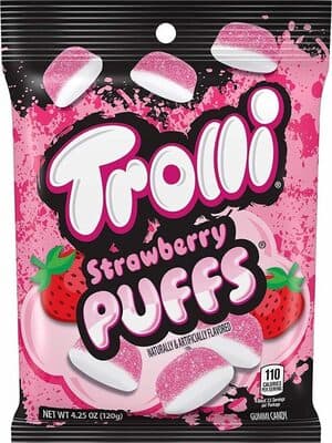 Strawberry Puffs Gummi Candy