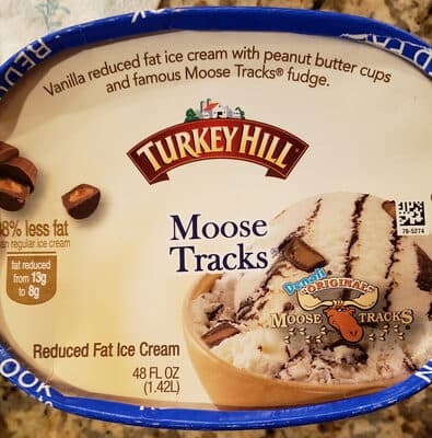 Denali Original Moose Tracks Reduced Fat Ice Cream