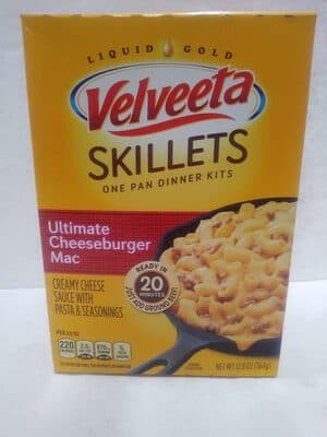 Ultimate Cheeseburger Mac Creamy Cheese Sauce With Pasta & Seasonings One Pan Dinner Kits