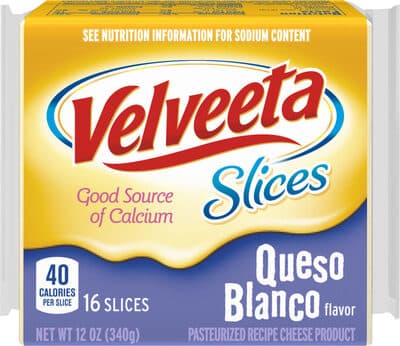 Queso Blanco Pasteurized Recipe Cheese Product