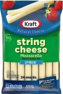 Natural Mozzarella String Cheese