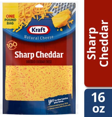 Sharp Shredded Cheddar Natural Cheese
