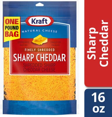 Sharp Cheddar Finely Shredded Natural Cheese