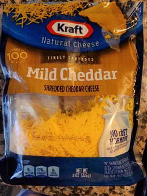Mild Cheddar Finely Shredded Natural Cheese