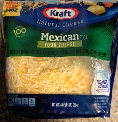 Kraft Mexican Style Four Cheese
