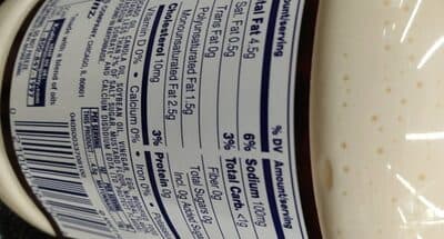 Reduced Fat Mayonnaise Avocado Oil