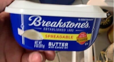 Breakstone's Spreadable Butter With Canola Oil