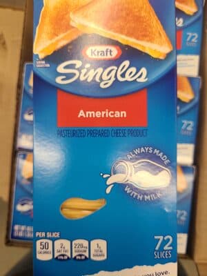 American Pasteurized Prepared Cheese Product Singles