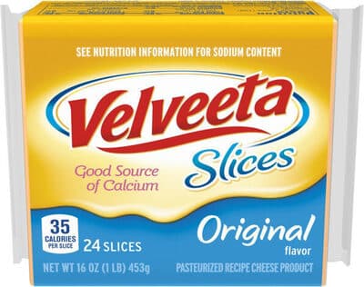 Original Flavor Pasteurized Recipe Cheese Product Slices