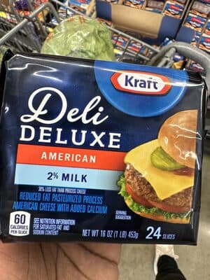 American Deli Deluxe Reduced Fat Pasteurized Process American Cheese