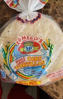 Romeros Whole Grain Tortillas