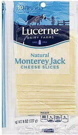 Monterey Jack Cheese Slices