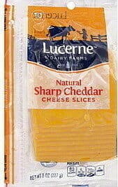 Sharp Cheddar Cheese Slices