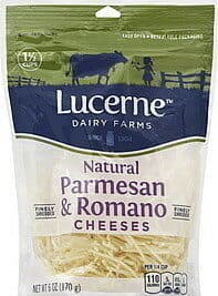 Parmesan & Romano Finely Shredded Cheese Blend