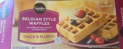 Original Belgian Style Thick & Fluffy Waffles