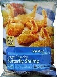 Lightly Seasoned Breading Crunchy Large Butterfly Shrimp