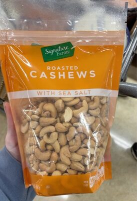 Roasted Cashews with Sea Salt