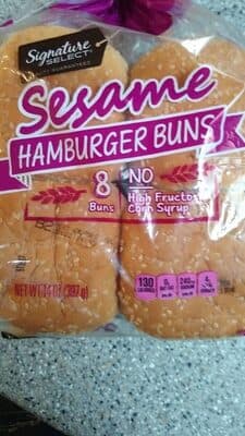 Sesame Hamburger Buns