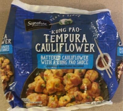 Kung Pao Tempura Cauliflower Battered Cauliflower With A Kung Pao Sauce