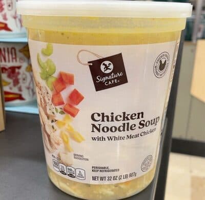 Chicken Noodle Soup With White Meat Chicken