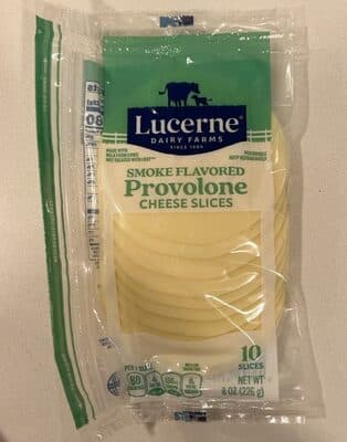 Smoke Flavored Provolone Cheese Slices