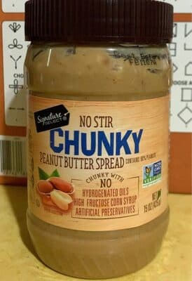 Chunky No Stir Peanut Butter Spread
