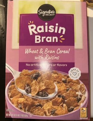 Wheat & Bran Cereal With Raisins