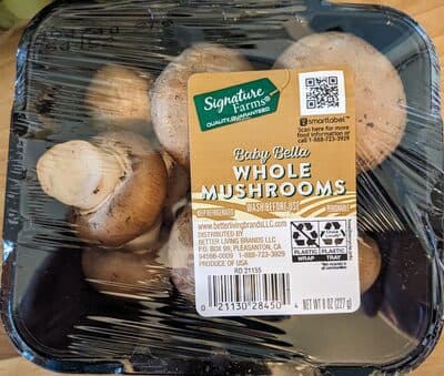 Baby Bella Whole Mushrooms