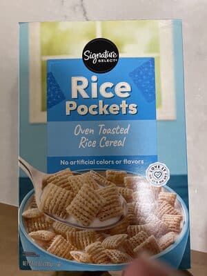 Rice Pockets Oven Toasted Rice Cereal