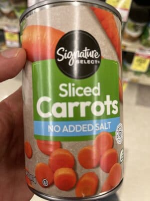 No Salt Added Sliced Carrots