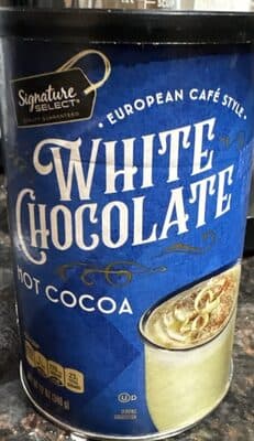 European Cafe Style White Chocolate Hot Cocoa