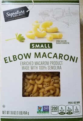 ENRICHED MACARONI PRODUCT, SMALL ELBOW MACARONI