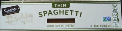 ENRICHED MACARONI PRODUCT, THIN SPAGHETTI
