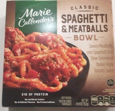 Spaghetti & Meatballs Bowl Savory Meatballs Over Spaghetti In A Slow-Simmered Italian-Style Tomato Sauce