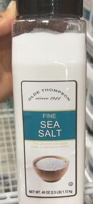 Fine sea salt