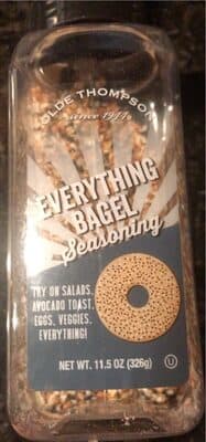 Garlic Onion Sesame Seeds Poppy Seeds Everything Seasoning