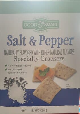 Salt & Pepper Flavored Specialty Crackers