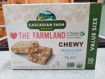Vanilla Chip Flavored Chewy Granola Bars