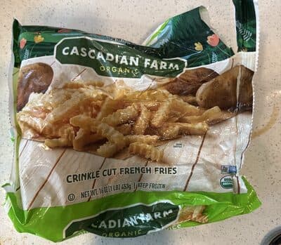 Premium Organic Crinkle Cut French Fries