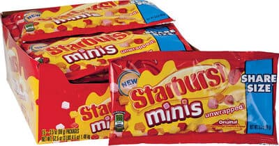 Minis Fruit Chews, Strawberry & Lemon