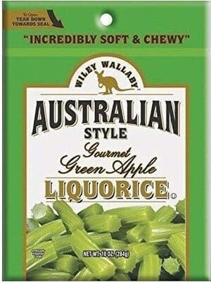 Wiley Wallaby Australian Style Gourmet Green Apple Liquorice