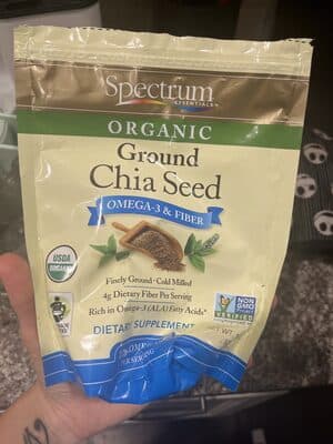 Essentials, Organic Ground Chia Seed Dietary Suppliment