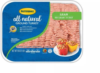 93% Lean 7% Fat Ground Turkey