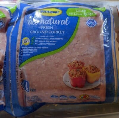 Fresh Ground Turkey 93% Lean