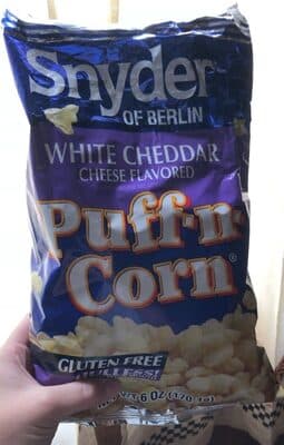 White Cheddar Cheese Flavored Puff-N-Corn