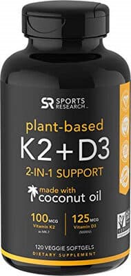 Plant-based K2 + D3