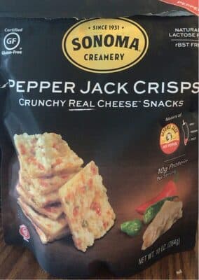 Sonoma Creamery Pepper Jack Crisps