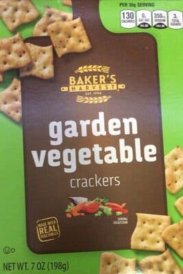 Garden Vegetable Crackers
