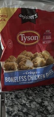 Popcorn Chicken Breast Chunk Fritters With Rib Meat