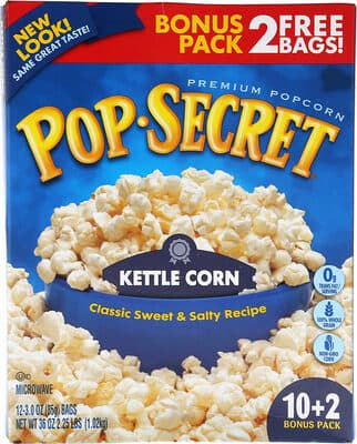 PREMIUM POPCORN, KETTLE CORN